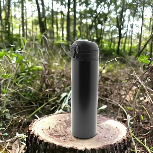 THERMAL TRAVEL MUG STEEL 450 ml FOR COFFEE TEA WATER