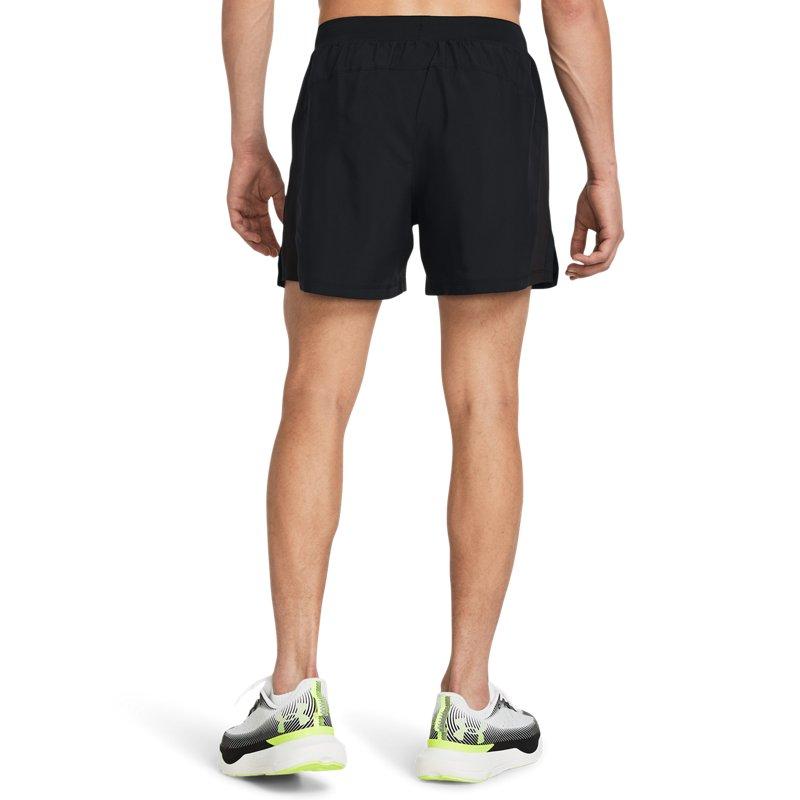 Under Armour Шорты мужские повседневные с логотипом, на шнуровке, дышащие, со средней талией, черные 1382617-001