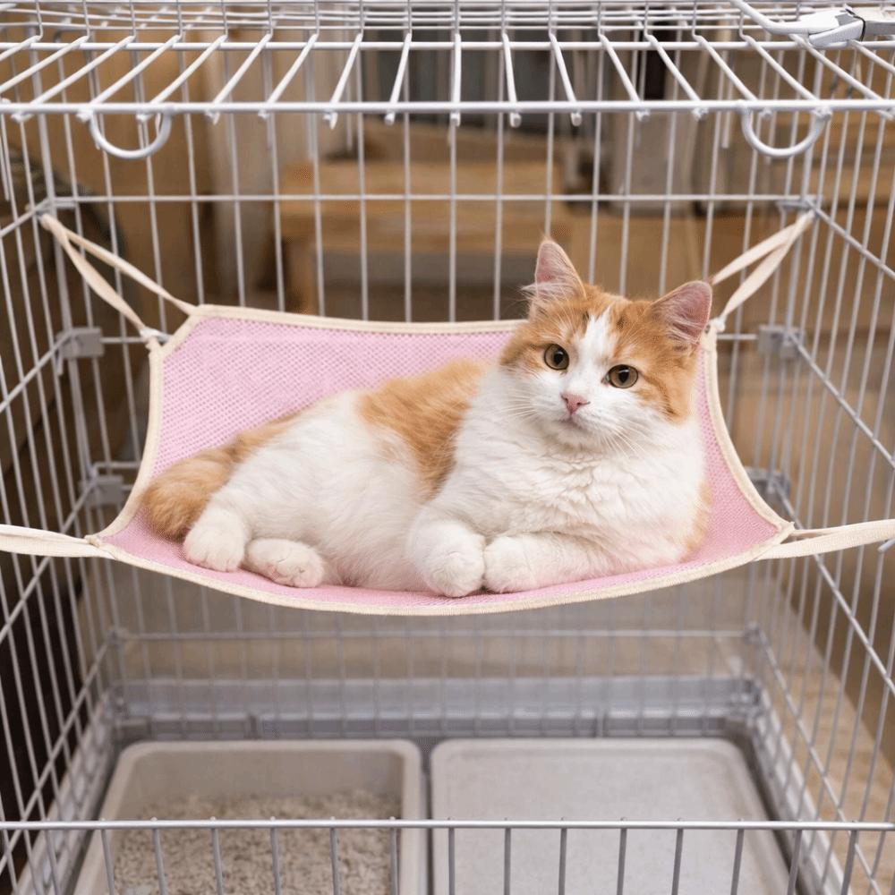 Comfortable Cat Hanging Hammock Breathable Mesh Hanging Sleeping Bed Cage Accessories