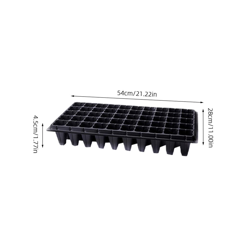 10 Pcs 50 Cell Starter Planter Plant Propagation Containers Cell Seedling Trays Tomato Germination Garden Nursery Sapling