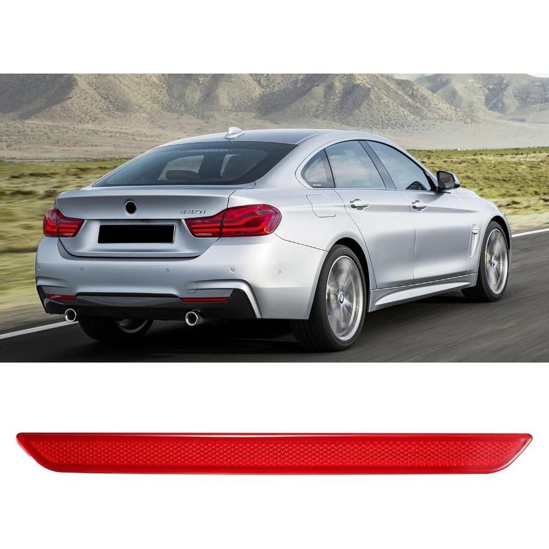 Для BMW 428i 430i 435i 440i F32 F33 F36 4-Series Автомобиль Задний Левый+Правый Отражатель Бампера задняя Предупреждающая полоса 63147847234 63147847233
