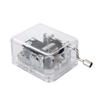 Mini Exquisite Hand Crank Musical Box Fashion 18 Notes Movement Music Box Gifts for Children