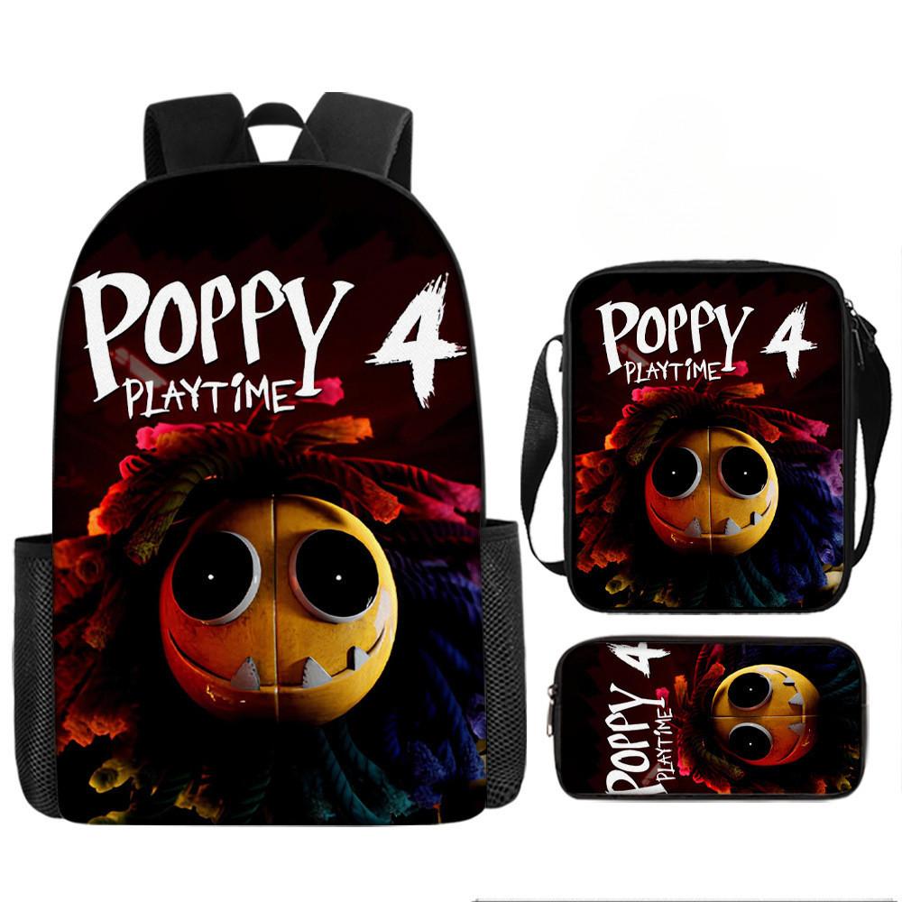 Poppy Playtime Глава 4 Кошмарные существа Детский рюкзак Оксфорд Легкий школьный рюкзак с мягкими лямками для учеников начальной школы