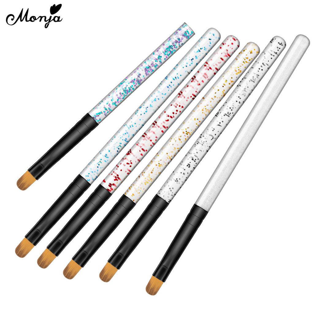 1 шт., кисть для дизайна ногтей, акриловая ручка, УФ-гель-лак, полиудлинитель, наращивание базового покрытия, рисунок, ручка для рисования, инструмент для дизайна маникюра «сделай сам»