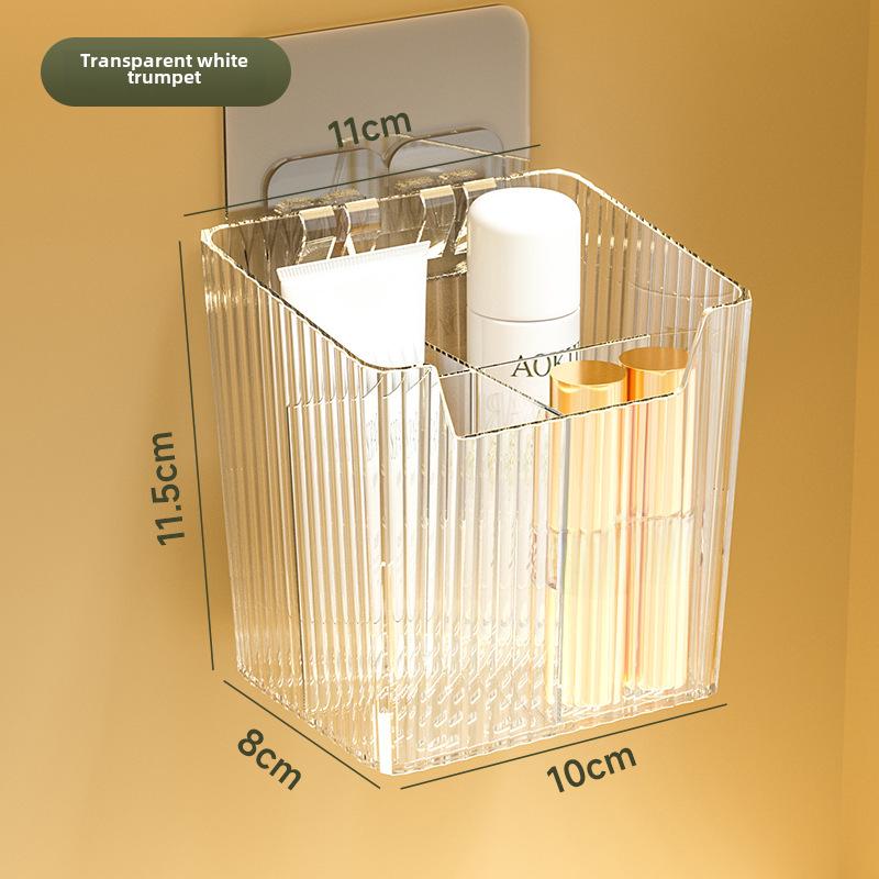 Настенный зеркальный шкаф для ванной комнаты с полками для косметики и средств по уходу за кожей