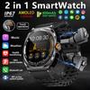 2025 New TWS Smart Watch 2 In 1 With Earphone BT Call Men Watches GPS Track Monitor Play Sport Music SmartWatch For Android IOS