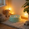 Pet Lick Bowl for Liquid Treat Slow Feeder Dog Bowl with Rolling Ball Silicone Anti-Slip Dog Lick Bowl Pup Licking Toy for Thick Food Dogs Cats