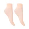 Women's Medium-Length Invisible Ballet Dance Socks, Sweat-Absorbent, Flesh-Toned Nylon.