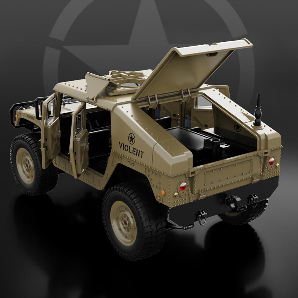 ABAH1 C8835 1:14 RC Car 2.4G Remote Control Car 4WD Off-road Climbing Simulation All-terrain RC Crawler Military Jeep JJRC RC Toys