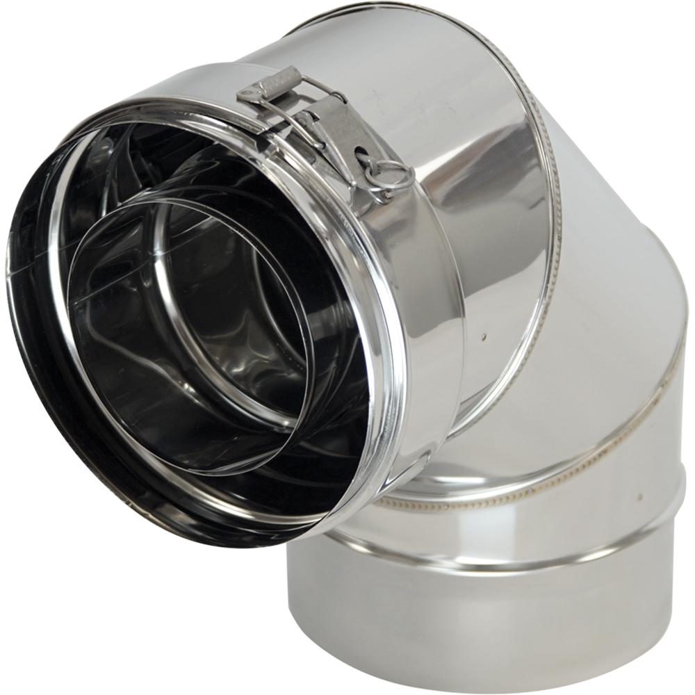 90° Coaxial Elbow Ø 100/150