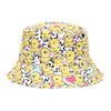 Fisherman Hat Flat Dome Wide Brim Yellow Duck Print Basin Hat Lightweight