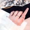 2MM Thin Titanium Steel Silver Color Couple Ring Simple Fashion Rose Gold Color Finger Ring for Women and Men Mens Gifts