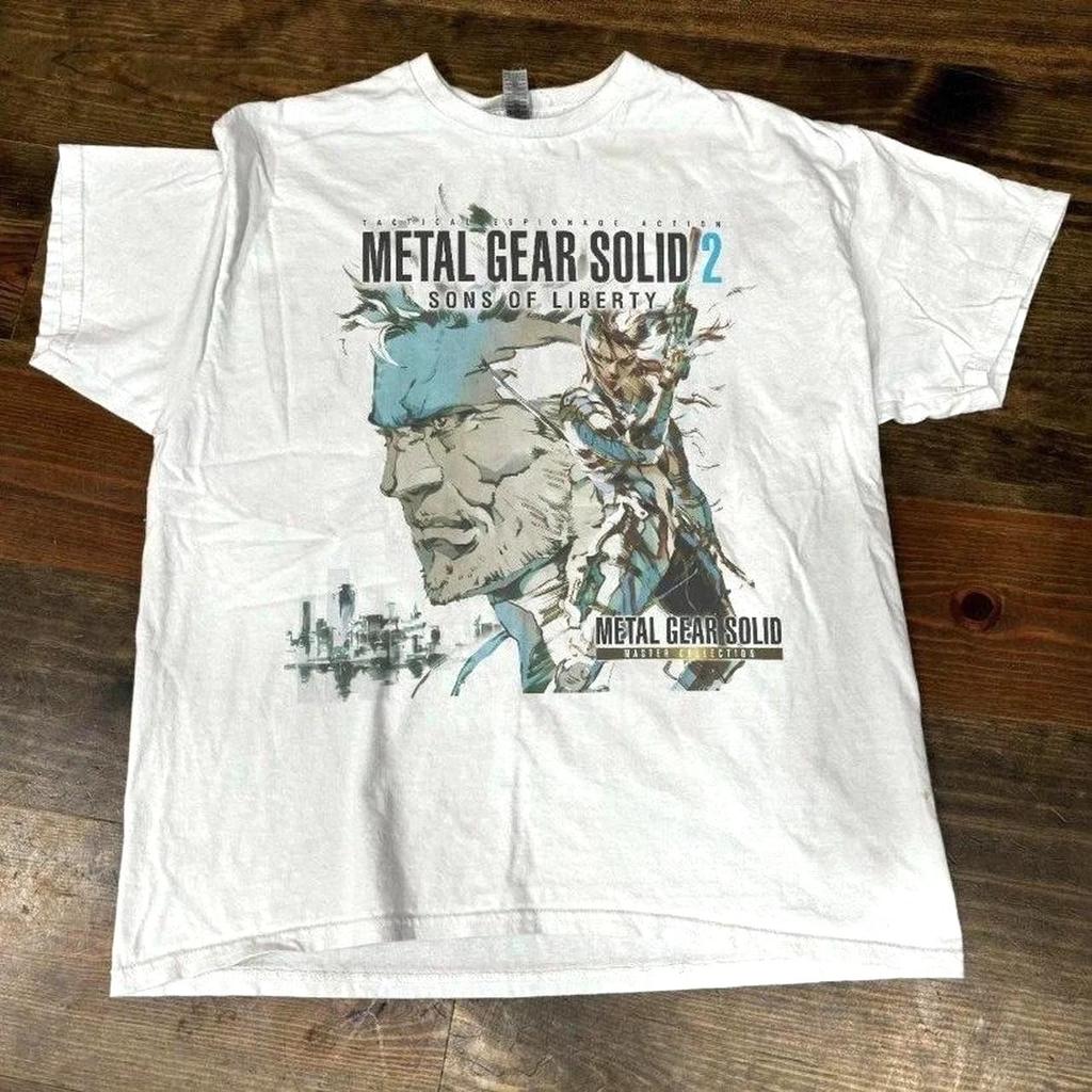 Винтажная Игра High Street Топ Metal Gear Solid Змея Потрясающая Футболка из Чистого Хлопка С Круглым Вырезом Искренний Подарок Футболка Унисекс