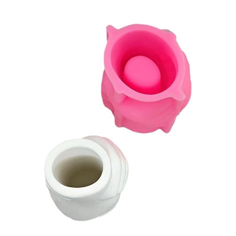 Ручная ваза, силиконовая форма, 3D кашпо, цементная гипсовая форма, смола, форма для цветочного горшка, сочные растения, цветочные горшки, декоры