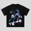 XO The Weeknd Графическая Хлопковая Унисекс Рубашка 2026 Лето Круглый Вырез Женская Стиль Y2k Хип-Хоп Короткий Рукав Музыкальная Футболка Подарок Фанату