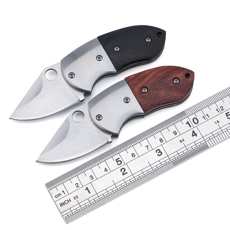 Stainless Steel Folding  Mini Knife Outdoor Camping Knife Fillet Knife fishing Express Parcel  Keychain Pocket Knife