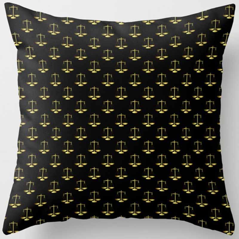 Черно-желтая квадратная наволочка, украшение для дома, чехол для автомобильного дивана 45 см * 45 см