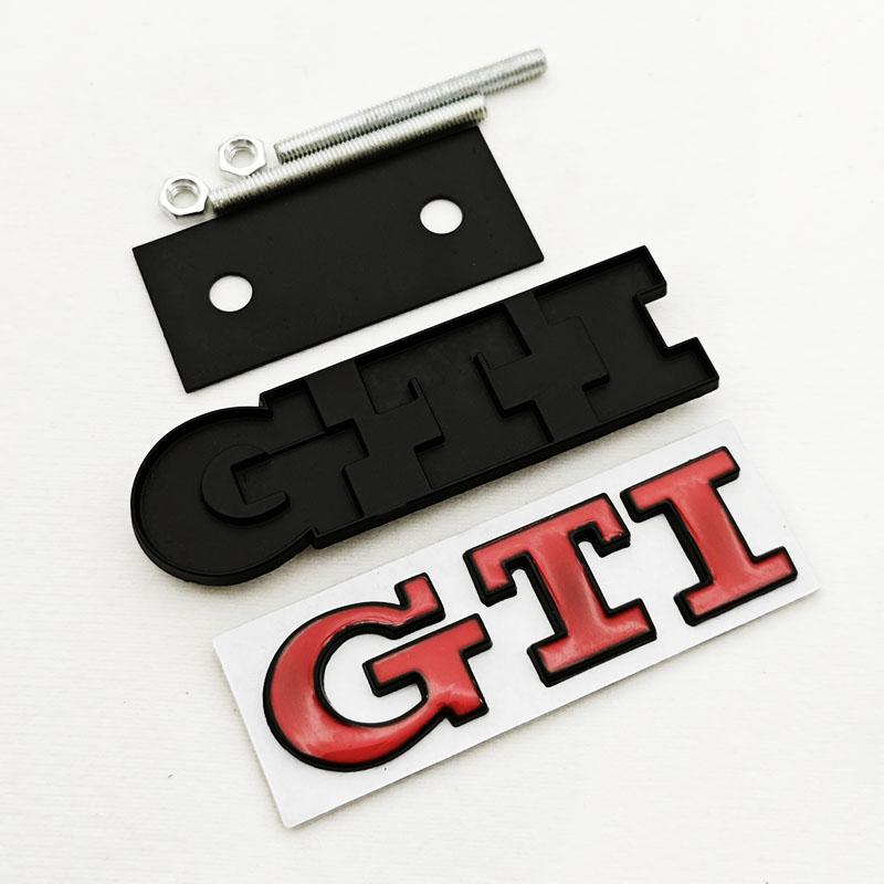 BGK1 Golf 3 4 MK3 MK4 2026 Hot For VW VOLKSWAGEN 3D Metal Car Grille Logo GTI Badge Emblem For Volkswagen VW Polo Golf 4 5 6 7 8 Mk4