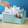 Multifunctional Tissue Storage Box Cover Napkin Holder Sundries Ontainer Stationery Organizer for Bedroom Office Bathroom Vanity