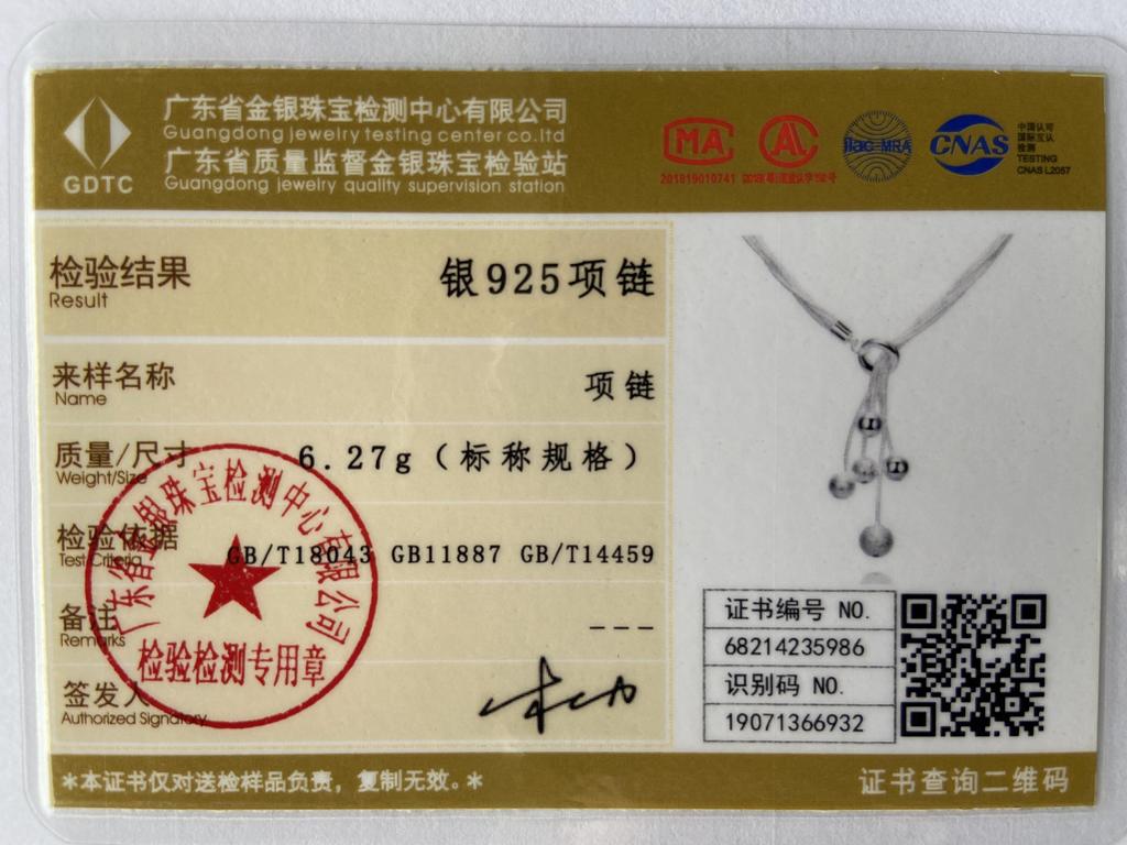 Ожерелье из стерлингового серебра 925 пробы со змеиной цепочкой и бусинами, модные ювелирные изделия