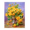 Full Drill 5D Diy Diamond Painting Yellow Flower Embroidery Cross Stitch Home Decor Handmade Gift