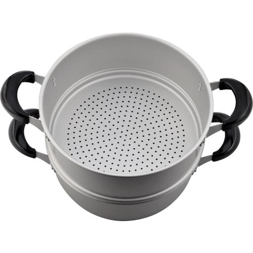 Двухъярусная пароварка Wahei Freiz, стиль Бугаку, 26 см, легкая, анодированный алюминий, только для газовых плит, MR-7591