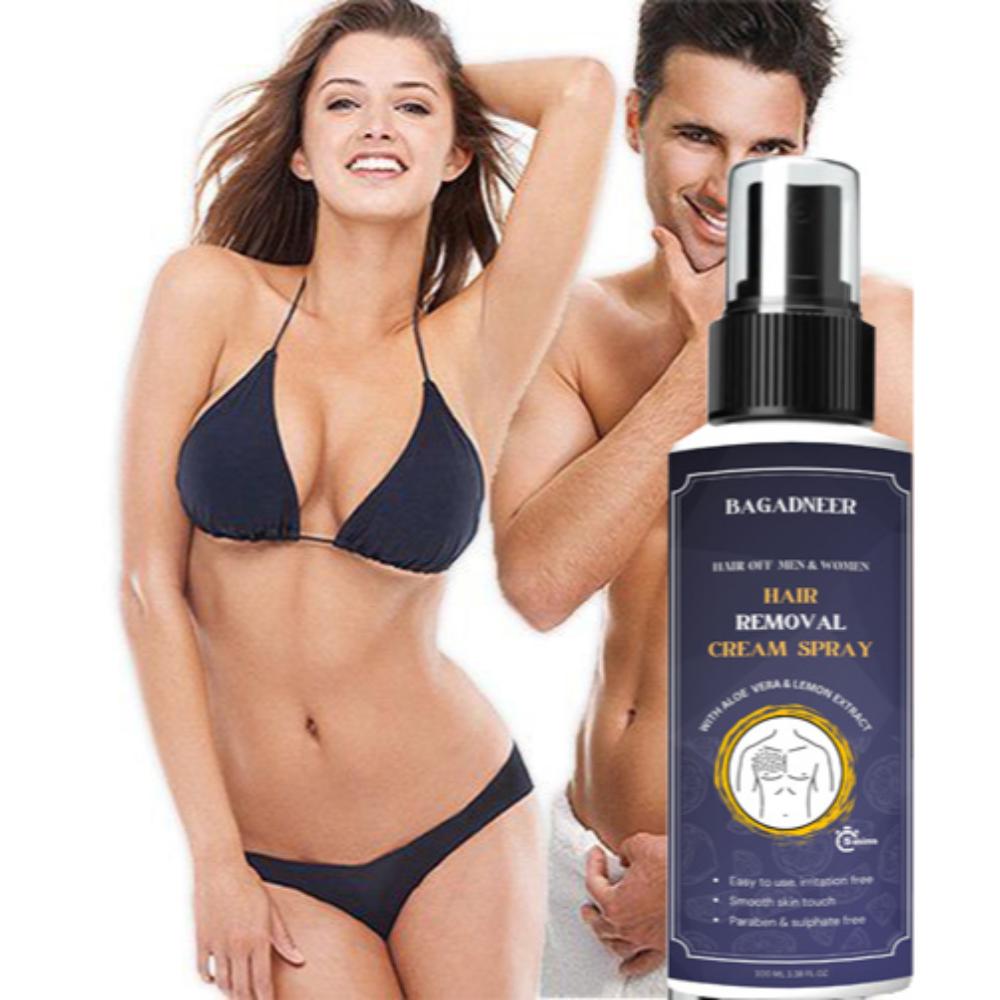 Крем для удаления волос для мужчин и женщин | Безболезненный крем для удаления волос на теле для спины, груди, ног, рук, подмышек и интимных зон | 100 мл