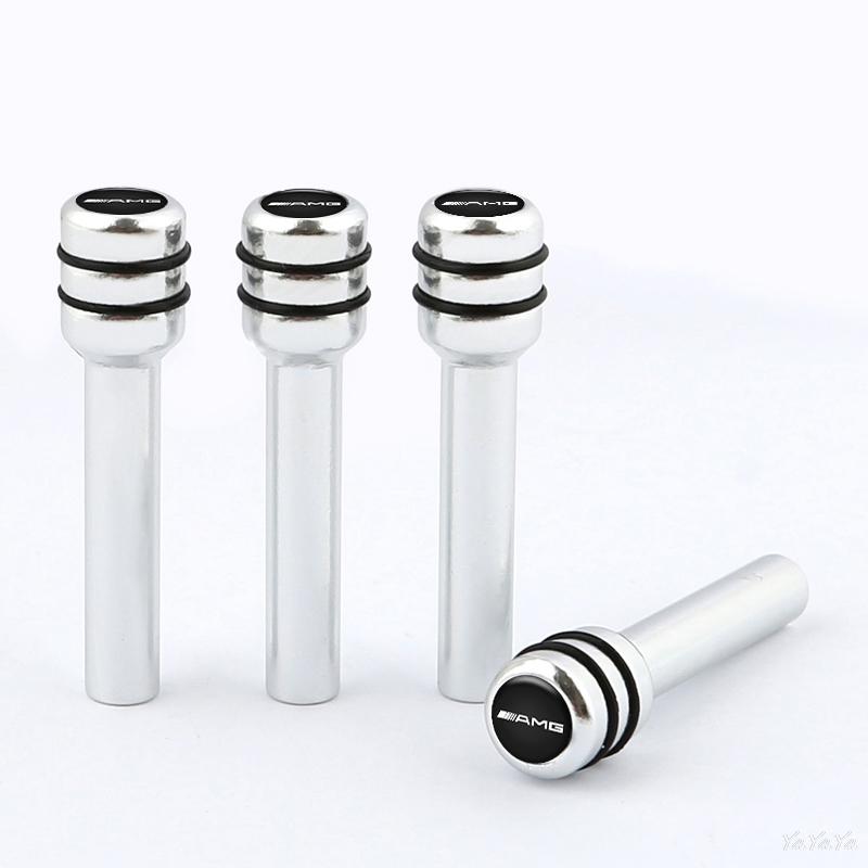 REE4 Car Door Lock Knob Security Knob Pull Pin Accessories For Benz AMG W212 W204 W168 W213 W205 A B E Class CLS CLA CLB GLE Stickers