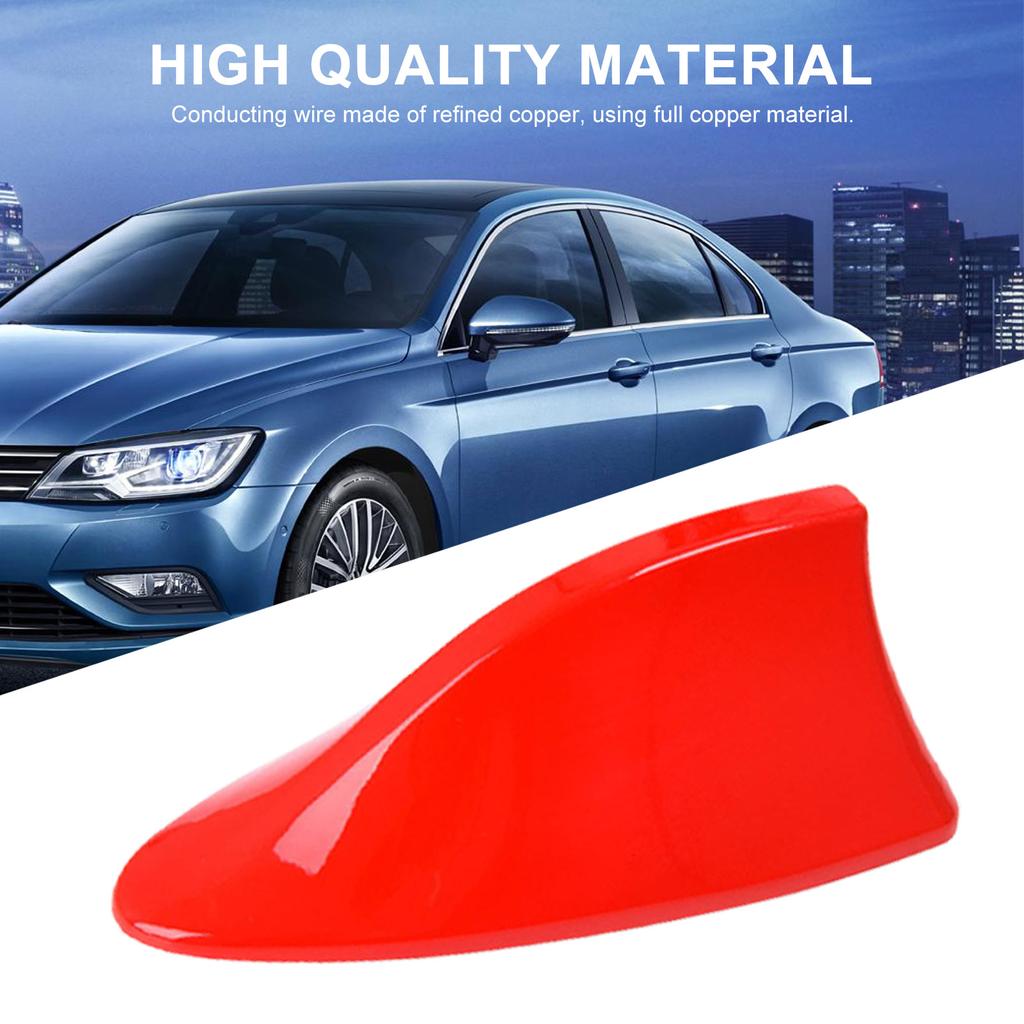 Car Antenna Car Top Shark Fin Decoration Aerial Radio Signal Antenna Cover Universal Car Roof Shark Fin Antenna Car Styling Way