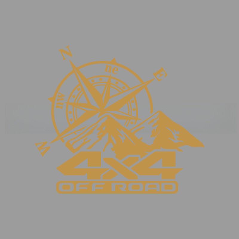 Внедорожный горный компас, креативные и забавные наклейки для фанатов мультфильмов, высокое качество для автомобилей, грузовиков, мотоциклов и ноутбуков