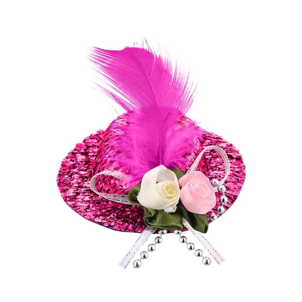 Куриные шляпы для курицы, маленькие забавные аксессуары для курицы, цилиндр с перьями