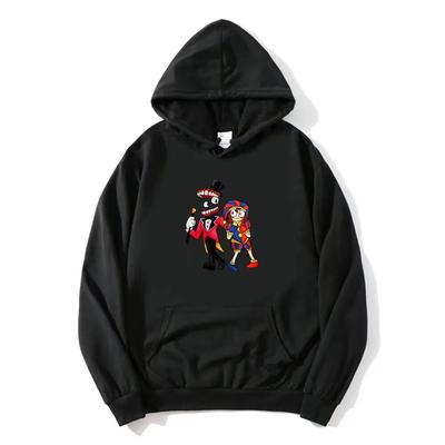 Толстовка унисексThe Amazing Digital Circus Merch Толстовки Аниме Унисекс Толстовка с капюшоном Повседневная одежда