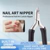 Маникюрные ножницы для кутикулы Силиконовая нескользящая ручка Кусачки для кутикулы Обрезание краев ногтей Заусенцы Ножницы для омертвевшей кожи Инструменты для нейл-арта