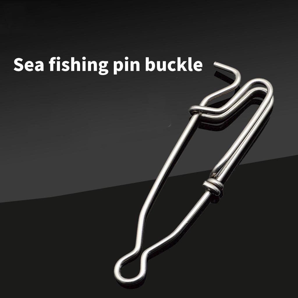 Long Line Snap Clips Fishing Line Clips Fishing Snap Hook Terminal Tackle Baits Clip Fishing Connectors Tackle Accessory