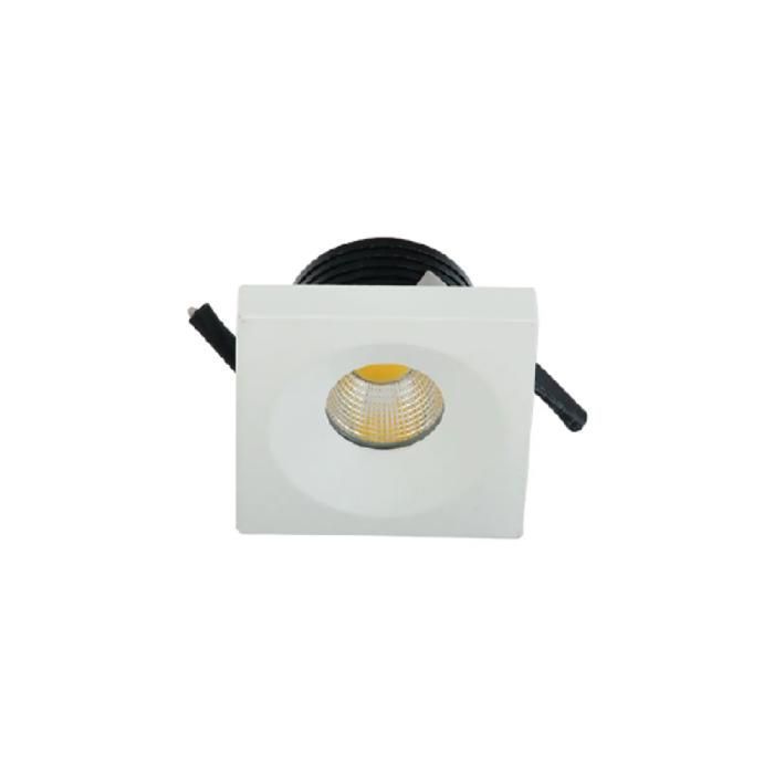 Mini spot LED encastrable carré EVA-2 3W 3000K