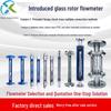 VA/FA/SA10 Anti-Corrosion Glass Rotor Flowmeter with Stainless Steel Threaded Flange for Gas and Liquid