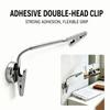 Durable Metal Alligator Clip Double Head Bendable Memo Photo Holder Flexible Office Message Clip School Office