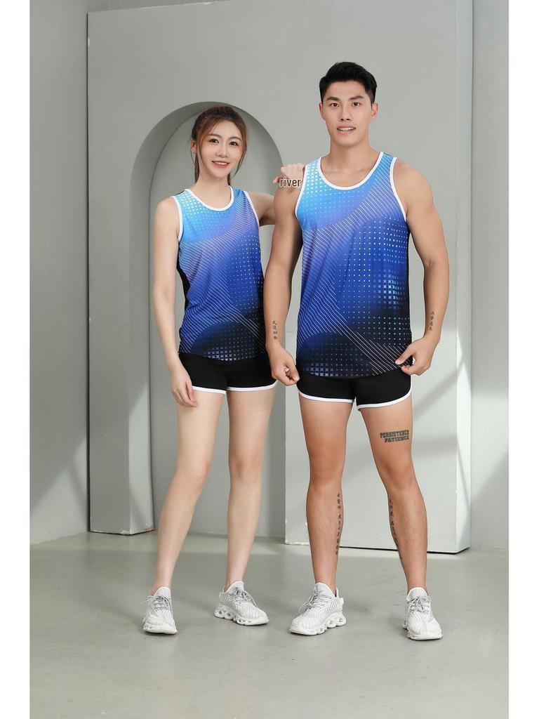 Мужской и женский летний комплект тренировочной формы для марафона