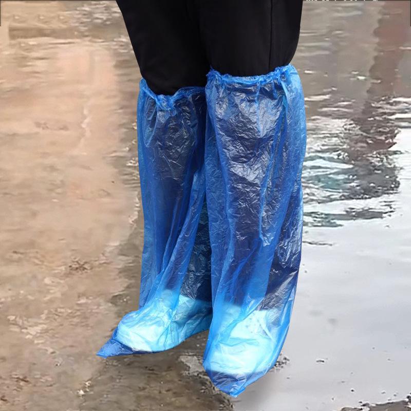 Прозрачный водонепроницаемый чехол для обуви, одноразовый водонепроницаемый чехол для обуви, водонепроницаемый плащ для рафтинга, высокие сапоги, чехол для ног