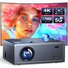 Next Generation Electric OWNKNEW 1080P 4K Home Ceiling Projection 5G Bluetooth Instant Zoom Connectable To TV [2025 & Focus] Projector, Compact,