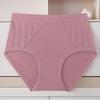 Plus Size High-Waisted Antibacterial Cotton Briefs for Middle-Aged & Elderly Women