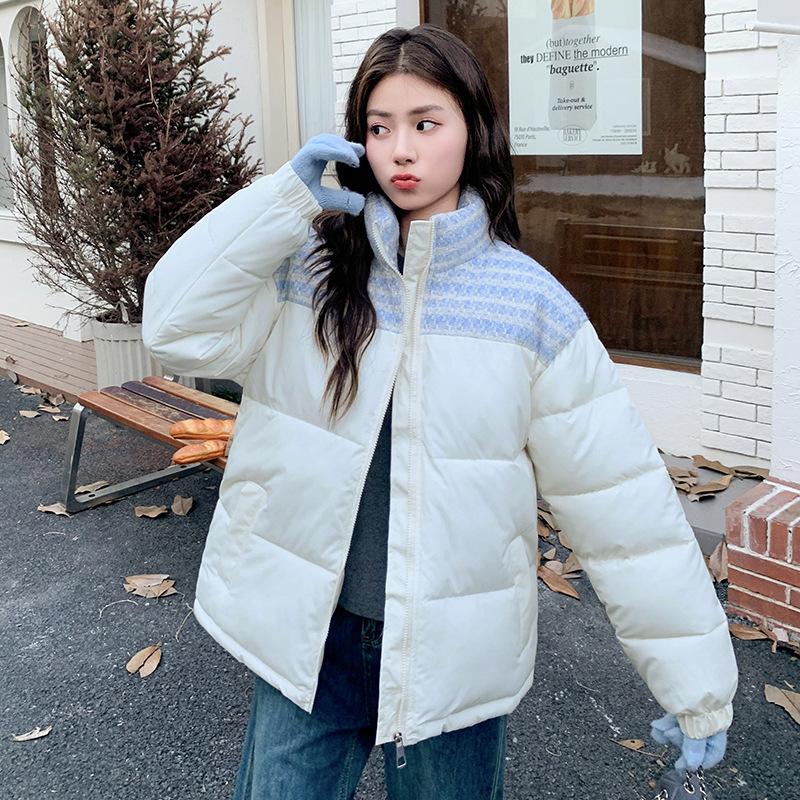 Пуховик Xiaoxiangfeng для женщин на зиму, новый утолщенный пуховик с хлопковой набивкой для невысоких