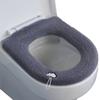 Thicken Toilet Seat Cover Cushion Pads Bathroom Toilet Cushion Toilet Seat Pad Warmer Cushion Soft Bathroom Washable