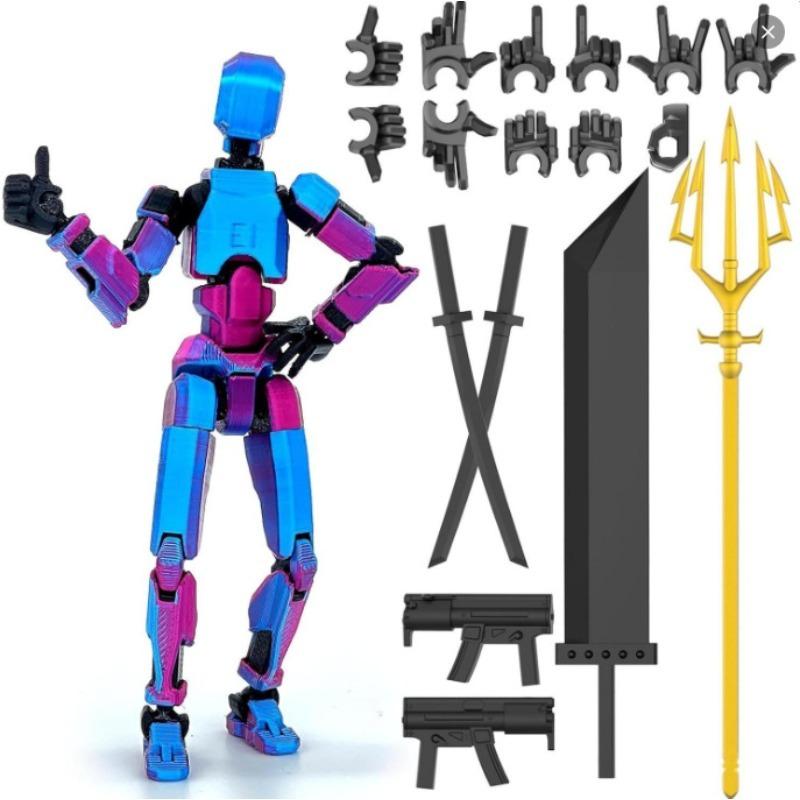Dummy 13 Action Figure Assemble Well Titan Multi-articular Robot 3D Printer Movable Stress Relief Decompression Birthday Gift