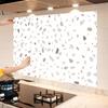 Украшение дома Водонепроницаемая кухня Декоративная настенная бумага Гостиная 40 см масляная наклейка для шкафа, плиты, мрамора, устойчивая к пятнам
