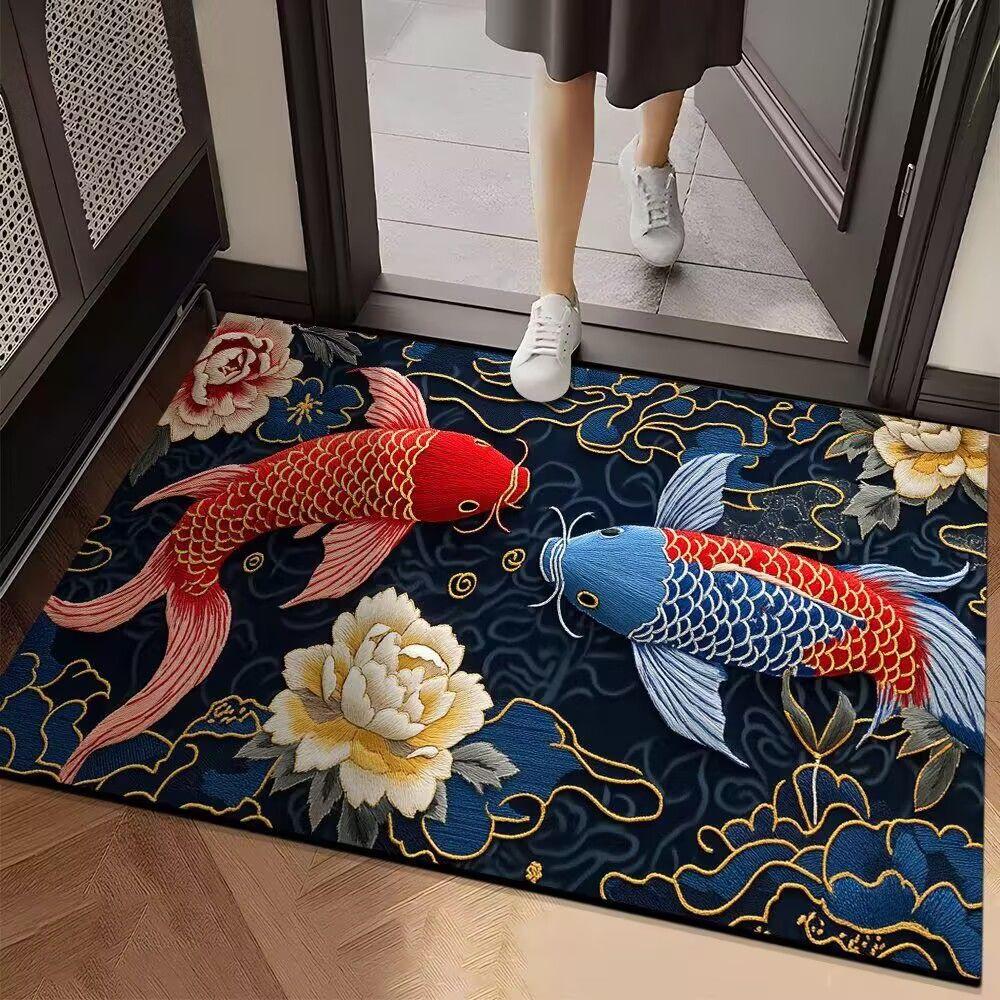 Diatom Floor Mat Absorbent Bathroom Anti Slip Bathroom Absorbent Foot Mat Kitchen Entrance Wear-resistant Mat