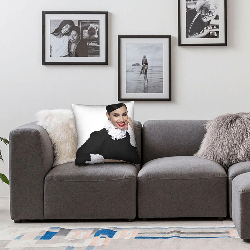 Pillow Case S-Sofia C-Carson Square Pillow Cover For Sofa Couch Bed Living Room Fashion Pillowcases