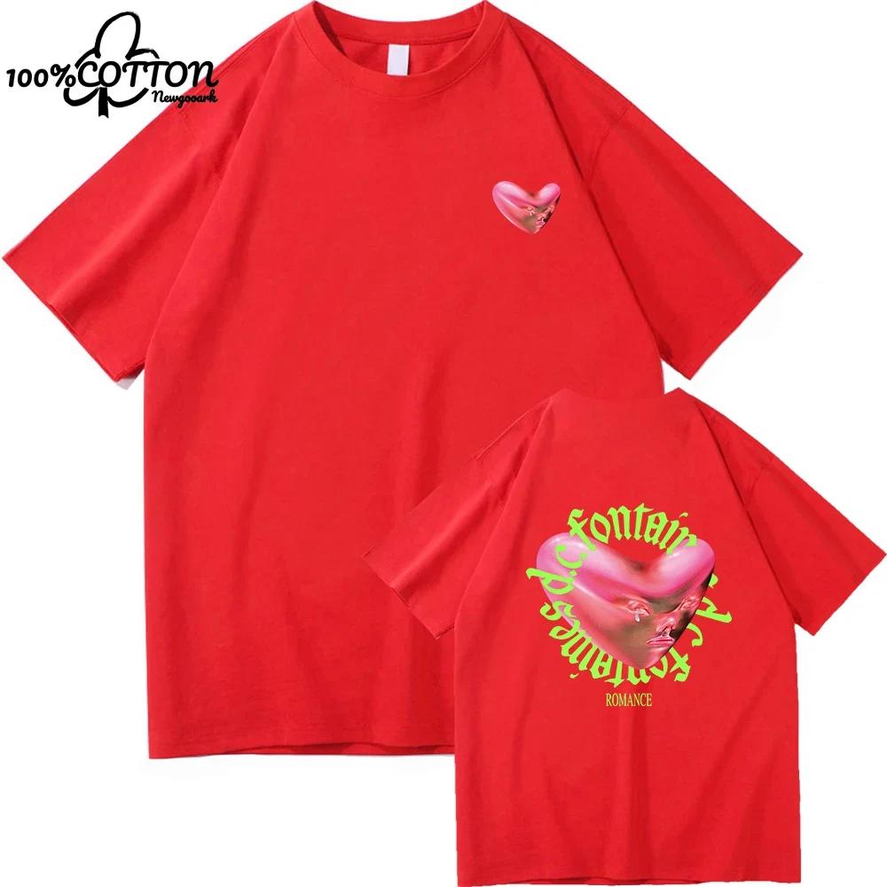 2024 Fontaines D.C.Romance T Shirt in The Modern World  Clothing Harajuku T-Shirt Unisex High Quality Tops Cotton S-6XL