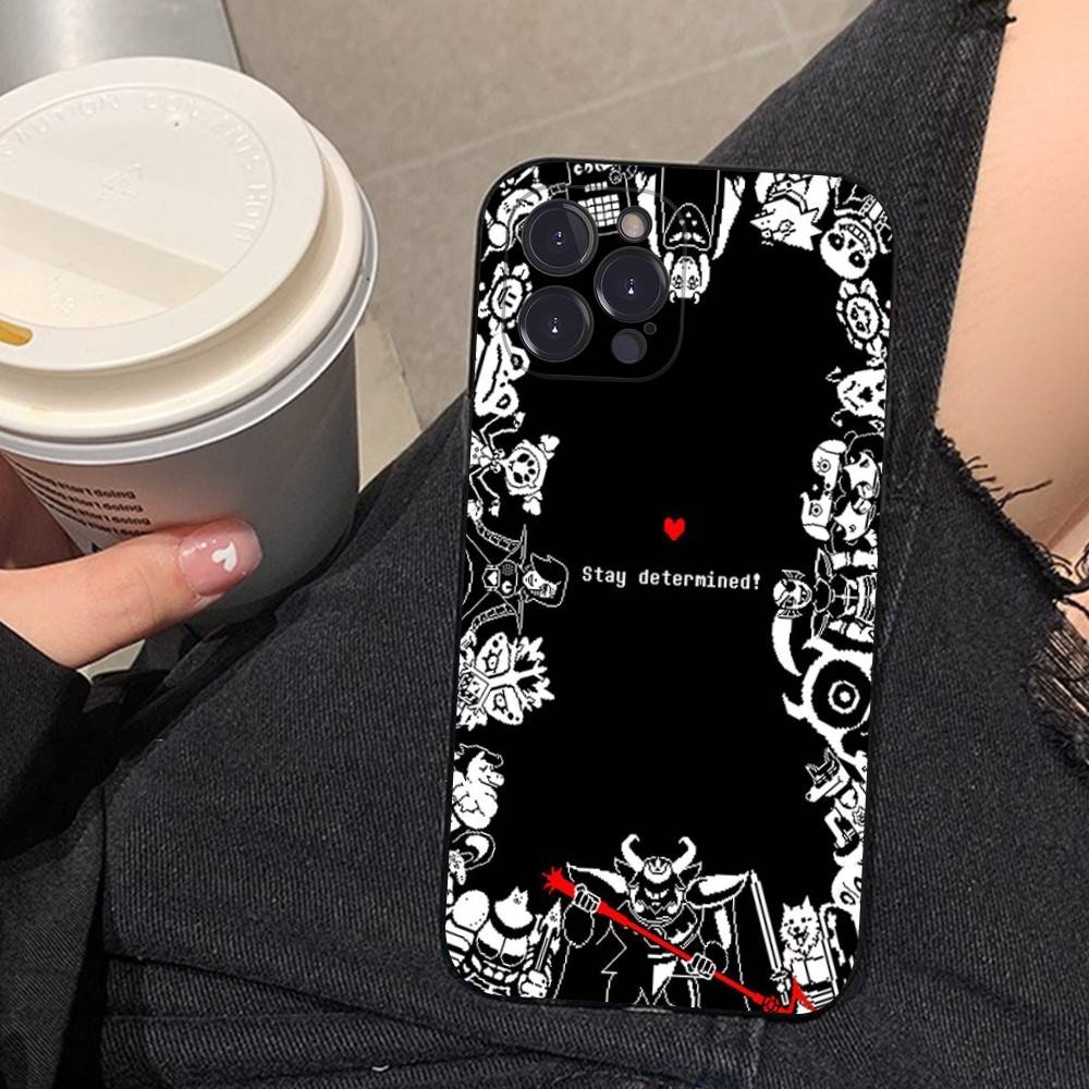 Чехол для телефона D-Deltarune Ralsei для iPhone 17 16 15 14 13 12 11 Pro Max Plus Черный корпус