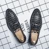 High End Banquet Men's Formal Shoes Pointed Loafers Men's Genuine Leather Shoes Groom's Wedding Shoes Non Slip Free Delivery